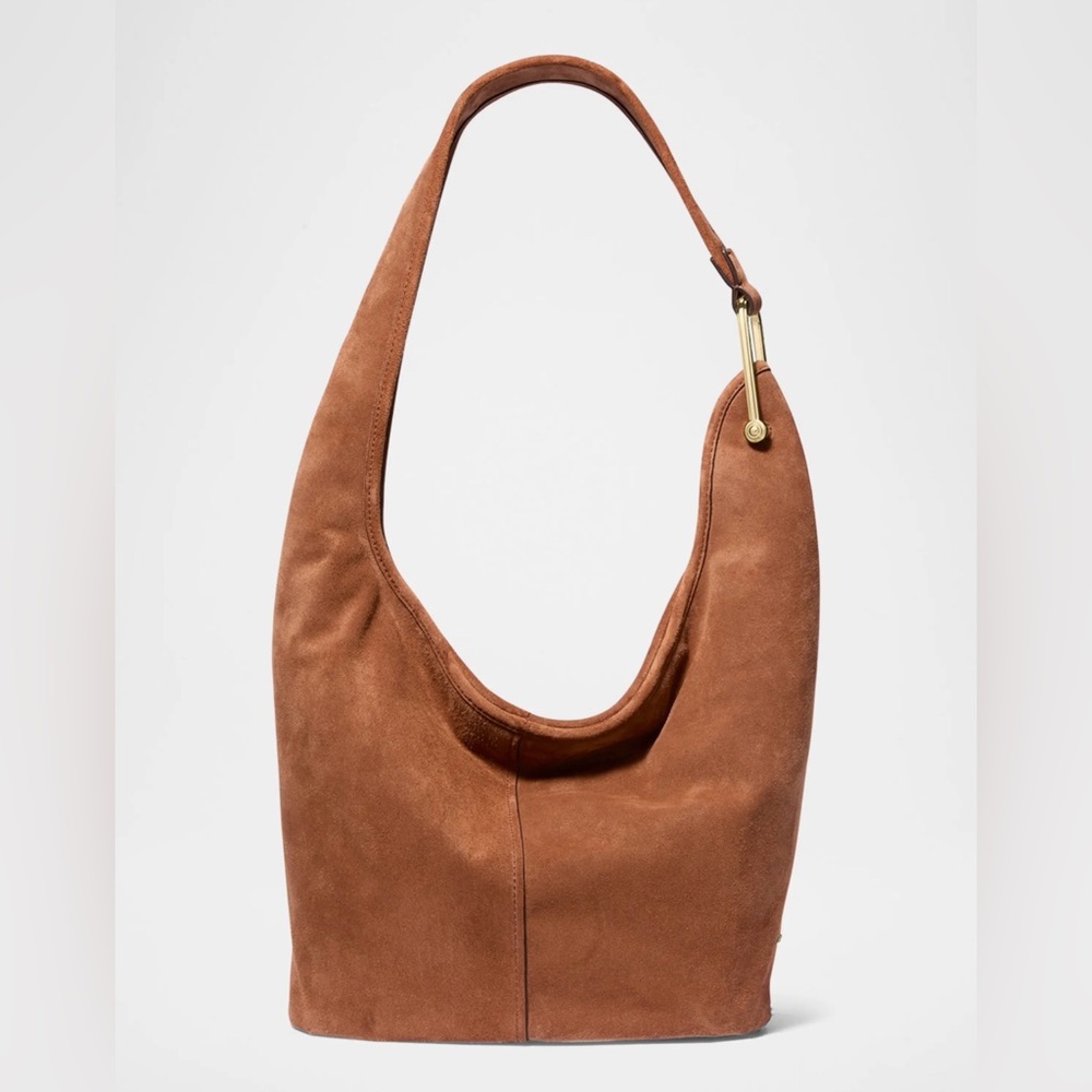 Michael Kors Elegant Tan Suede Hobo Bag